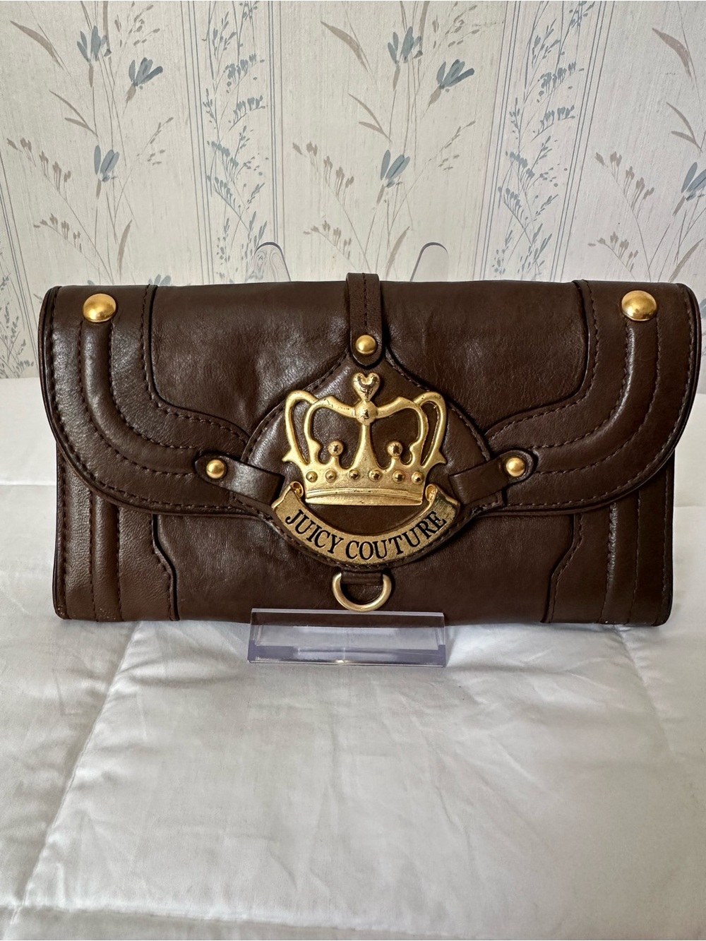 Juicy Couture Vintage Brown Leather Wallet
